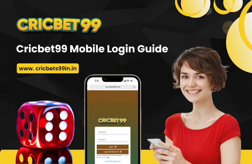Cricbet99 mobile login screen on smartphone