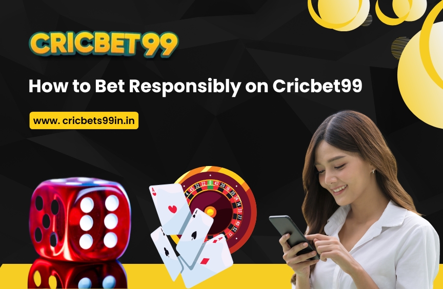 Person learning how to bet responsibly on Cricbet99 platform